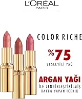 L'Oréal Paris Color Riche Satin Smooth Lipstick 111 Oui 3D Moisturising Lip view 3