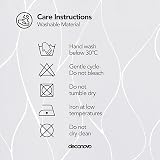 Deconovo Thermal Insulated Eyelet Curtains Silver Wave Foil 46 x 90 Inch Pair view 6