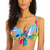 Bleu Rod Beattie Life of The Party Tie Front Underwire Bra Top