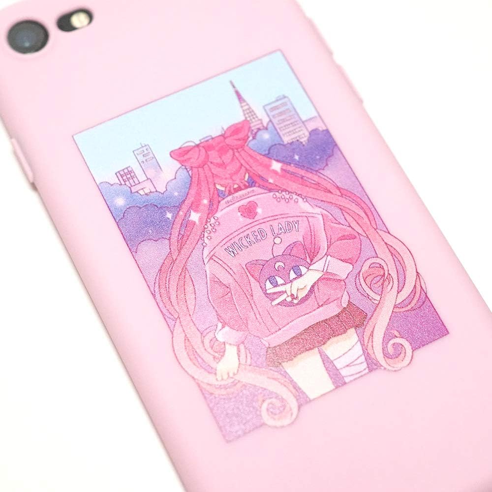 Amazon Co Jp Little Merry Iphone7 Iphone8 Iphonese2 対応 ゆめかわいい ゆめかわ パステルピンク アイフォン 韓国 ポップ かわいいデザイン おしゃれ ストリート 萌え萌え ストラップホール付き Iphone7 Iphone8 Iphonese2 うさぎちゃん 家電 カメラ