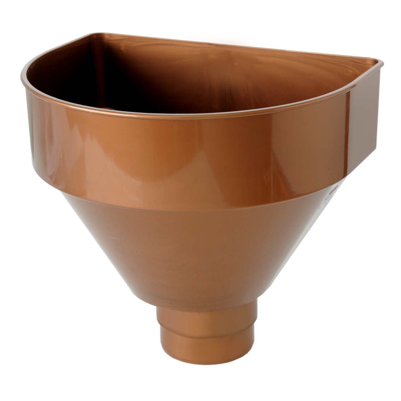 First Plast RCT100R Round Rain File, Copper, 100 mm