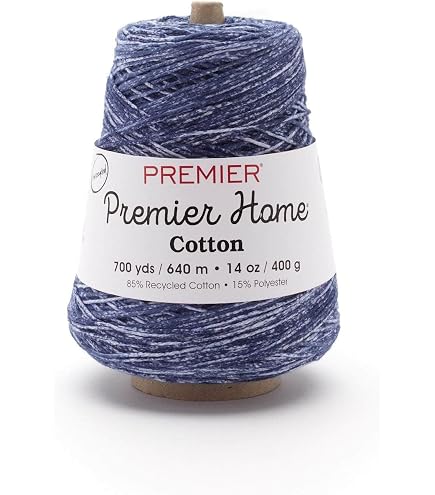 Lion Brand Yarn Re-Up Bonus Bundle Garn – 70% Recycelte Baumwolle, 30% Recyceltes Polyester, 600m, CYC #4