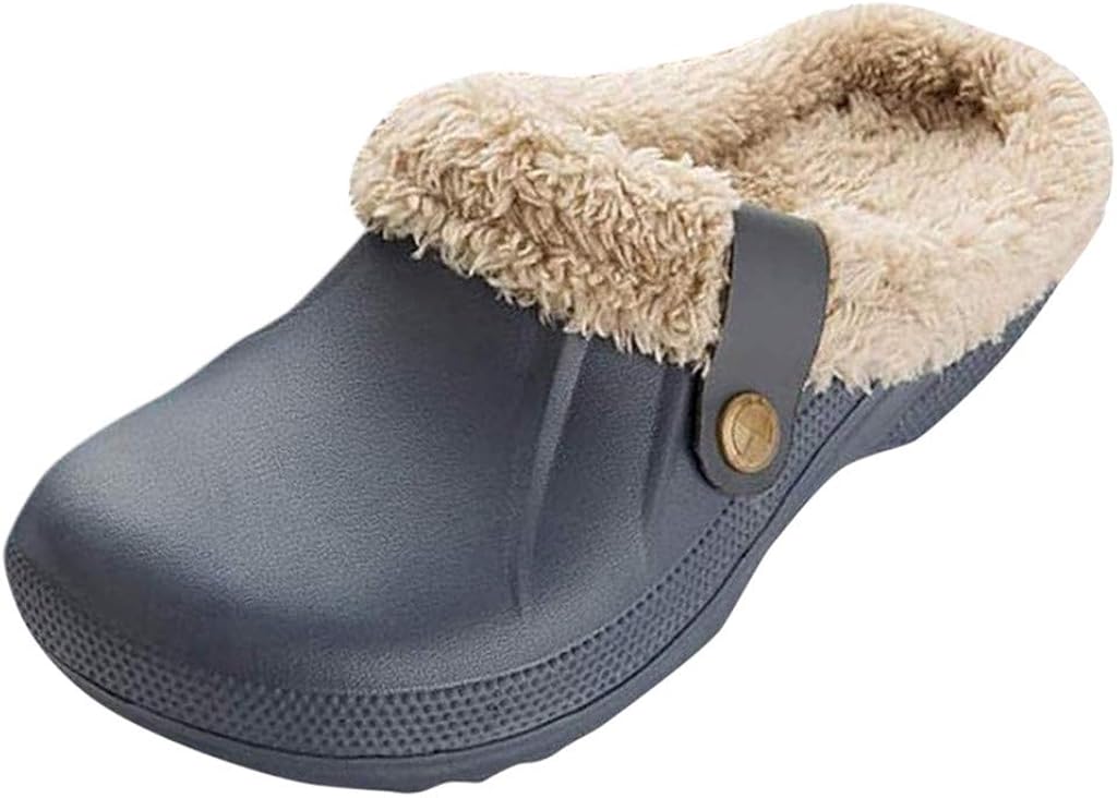 fur lined clogs women's