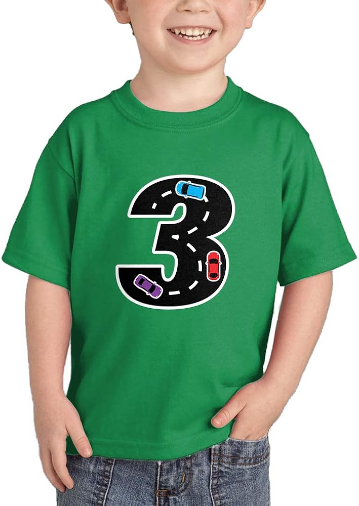 Haase Unlimited Racecar - Car Third Birthday Infant/Toddler Cotton Jersey T-Shirt