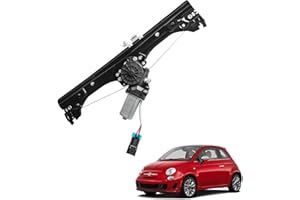 YIUIY Front Left Power Window Regulator And Motor Assembly Compatible with Fiat 500 1.4L 2012 2013 2014 2015 2016 2017 2018 2019 Replaces Part Number 751-648: 68070267AC 68070267AD 68070267AE - Driver Side