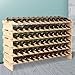 Mecor 72 Bottle Capacity Stackable Storage Wine Rack, Standing Bottles Storage Shelf, Wobble-free,6-Tier