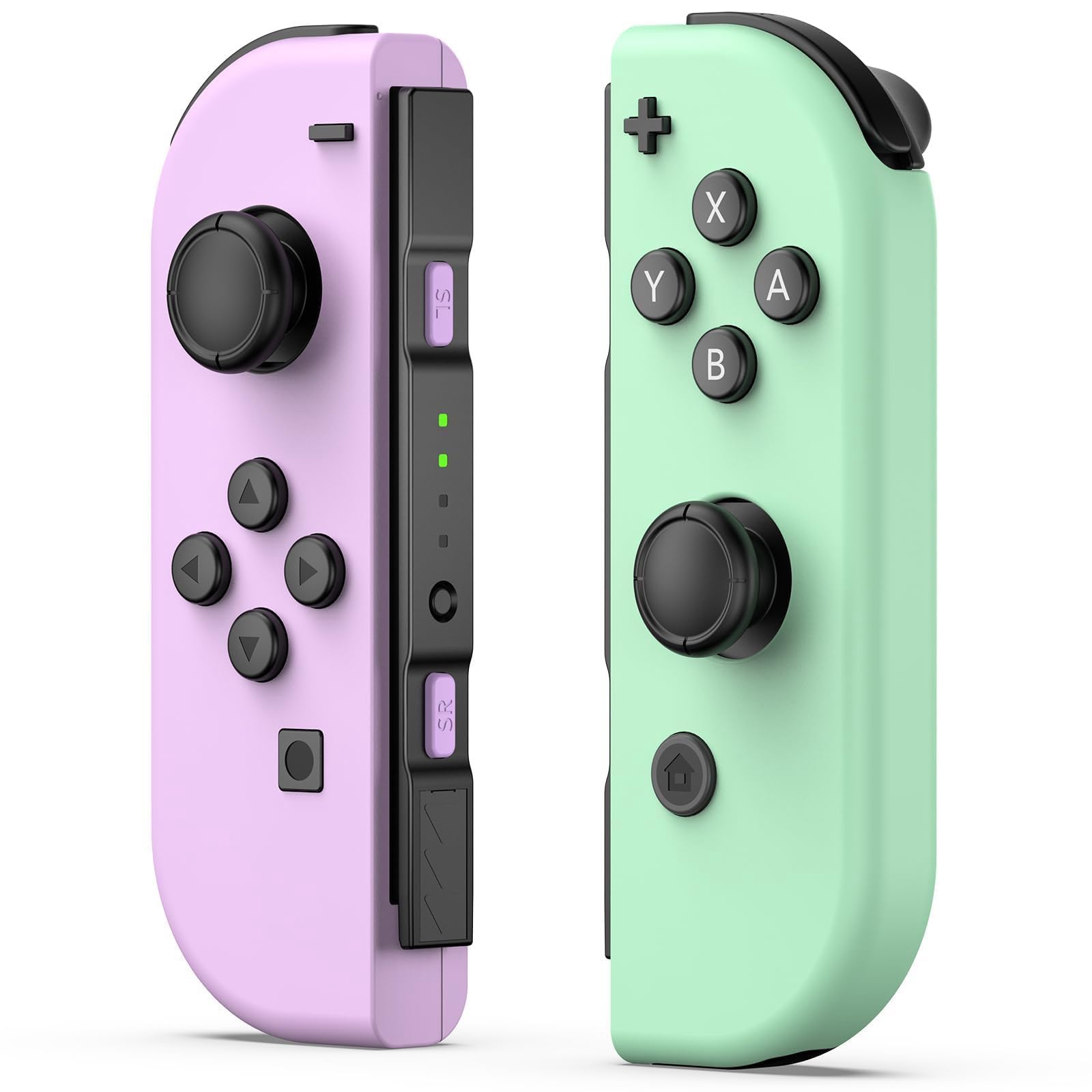 CIMENNTU Switch Controller for Nintendo Switch Controller, Switch Controller Replacement Accessories with Double Vibration/Wake-Up/Motion Control/Screenshot (Blue&Red)