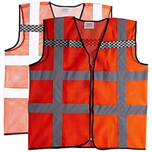 Aktion Safety Jacket J-1231 Cloth 2″ Tape – Orange (Pack of 2)