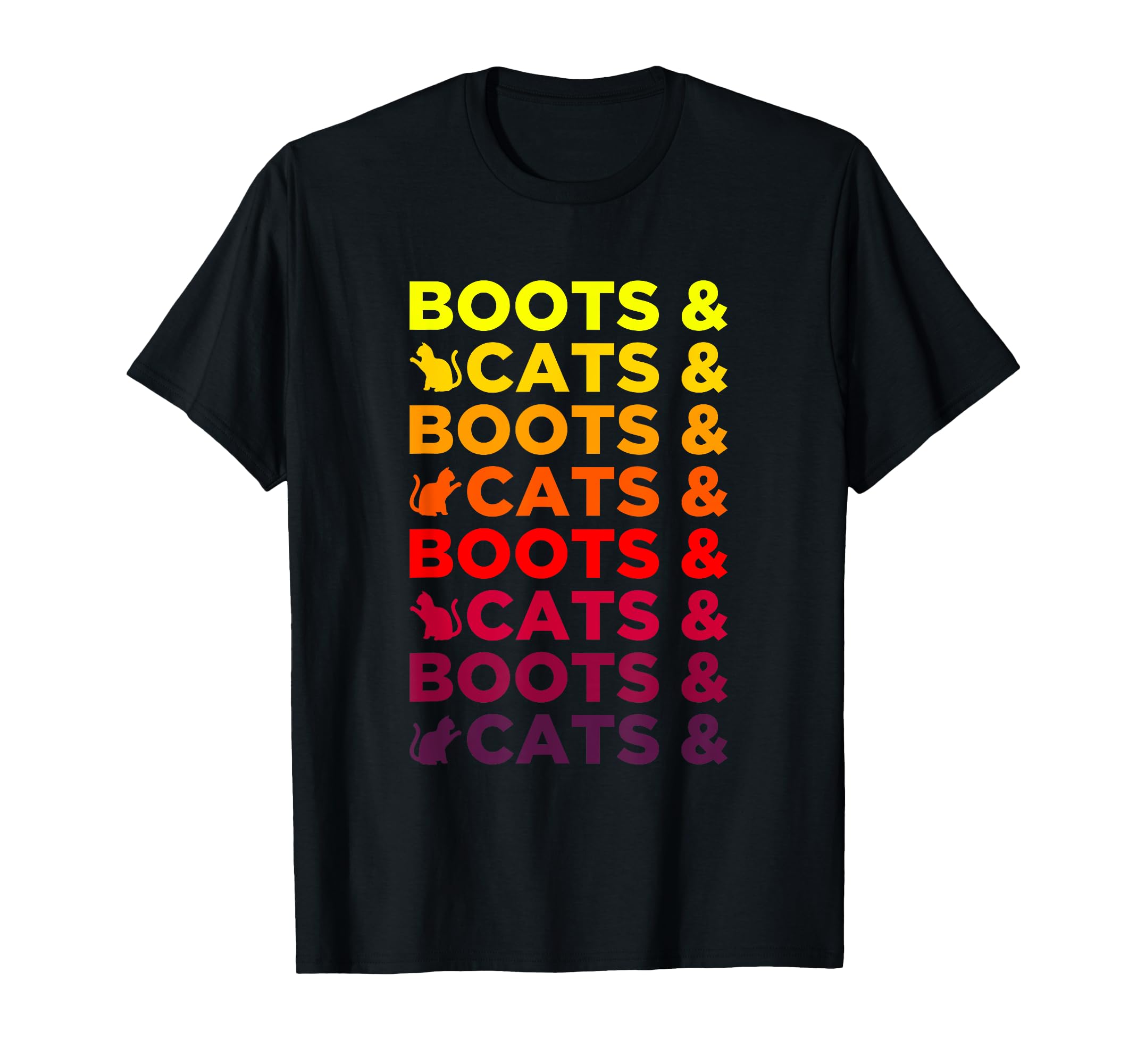 This Boots and Cats Funny EDM Rave Festival Gift T-Shirt