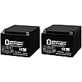Mighty Max Battery 12V 26AH SLA Replacement Battery for UB12260-2 Pack