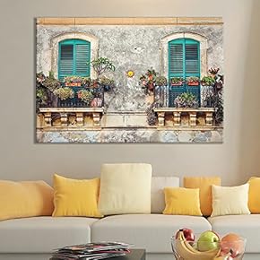 of Aqua French Door Balcony Garden Italy