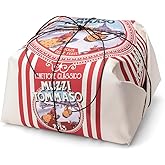 Panettone Tommaso Muzzi Traditional recipe with candied fruit and raisins, Made in Italy, 1.1 pound