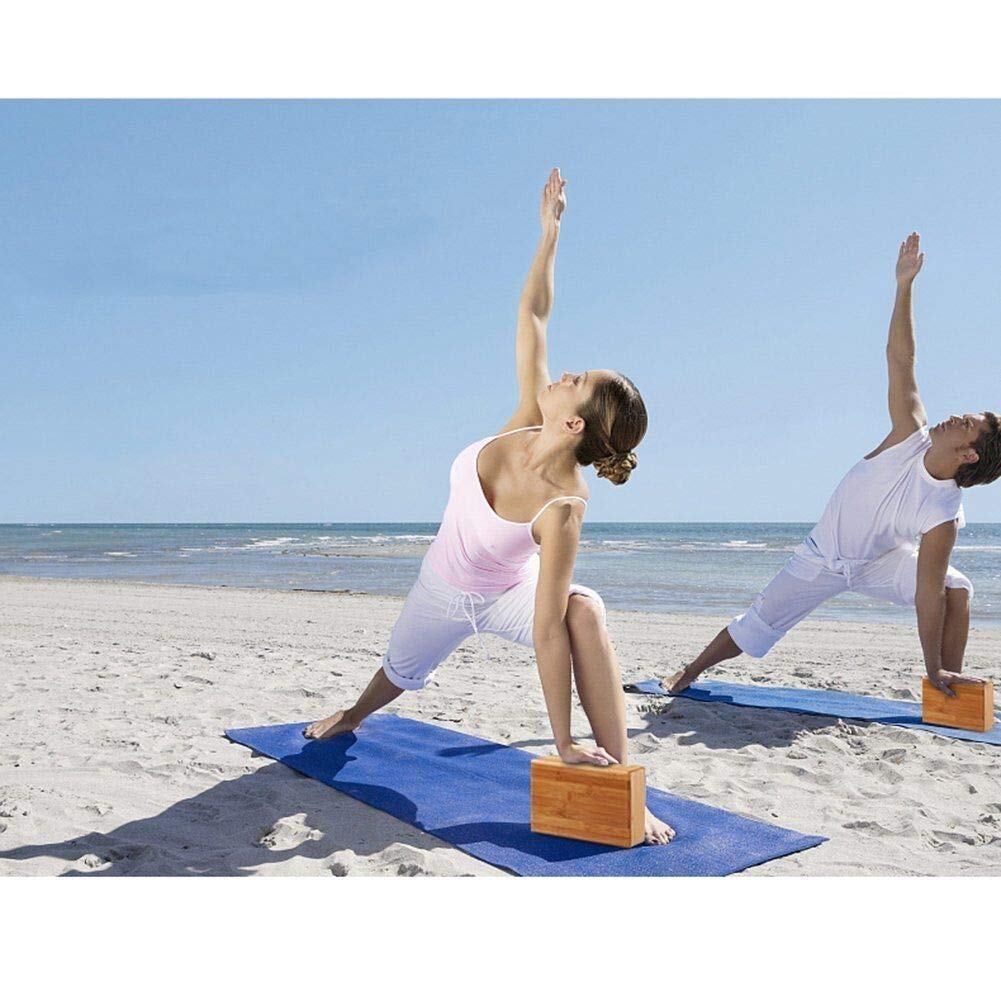 Amazon.com: Zixijiaju - Bloque de madera de bambú para yoga ...
