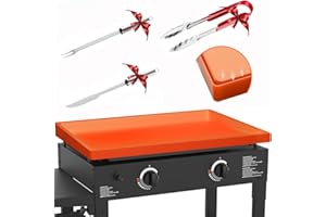 ShauBaby 36’’【Full Coverage Upgraded】Silicone Griddle Cover for Blackstone Griddle Protective Mat Cover Comes with 3pc Tools for Blackstone Accessories, Thicker Silicone Mat for Outdoor Griddle