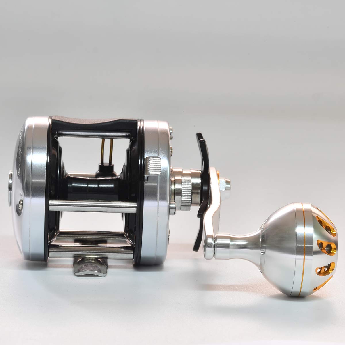 X ゴールド B07flhz66k 5 Mmシャフト75 Mm Abu With Baitcastingリール8 Gomexus電源ハンドルカスタムfor 75mm 95 Quantum Shimano 41mm Lews Mmアルミニウム Konb シルバー Daiwa Garcia 電動リール 古典 Www Fhmpakistan Com