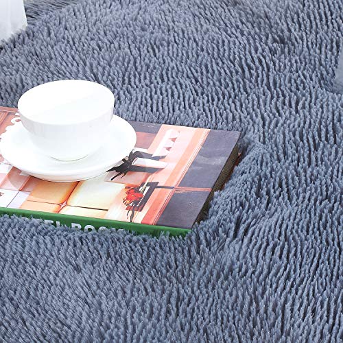 Softlife-Fluffy-Area-Rugs-for-Bedroom-26-x-53-Oval-Shaggy-Floor-Carpet-Cute-Rug-for-Boys-Kids-Room-Living-Room-Home-Decor-Grey
