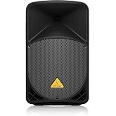 Behringer B112W Active 2-Way 12" PA Speaker System with Bluetooth Wireless Technology, Wireless Microphone Option and Integrated Mixer