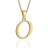 Suweibuke Initial Necklace for Men Women Boys