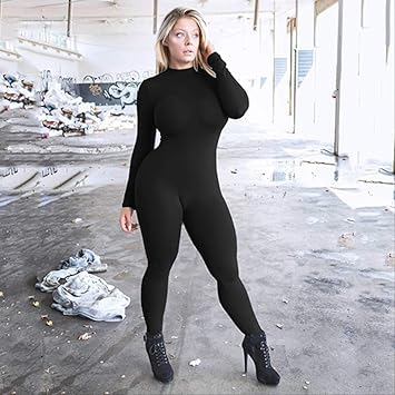 YMKMM Ropa Deportiva Ropa De Entrenamiento De Manga Larga para Mujer Ropa Deportiva Negra para Mujer Gimnasio Conjunto Sin Costuras Monos De Deporte Chándal Elástico Deportivo S Negro: Amazon.es: Deportes y aire