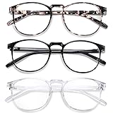 ousudela 3-Pack Blue Light Blocking Glasses for