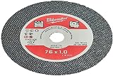 Milwaukee Fine Cutting Disc for Steel 76 mm 5 pcs SCS 41-76 view 1