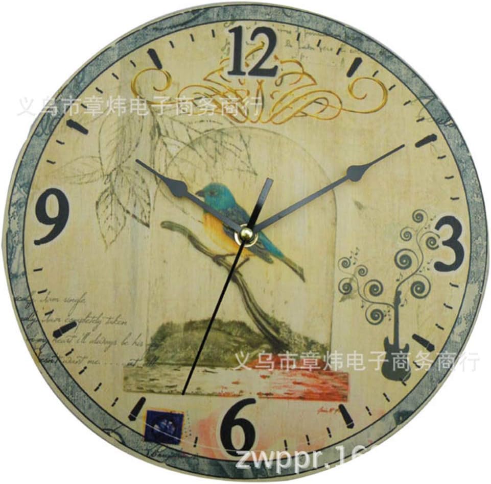 QSQ Creative, Wooden Clock, Fashion, Home Electronic Clock, No Frame, Silent Clock