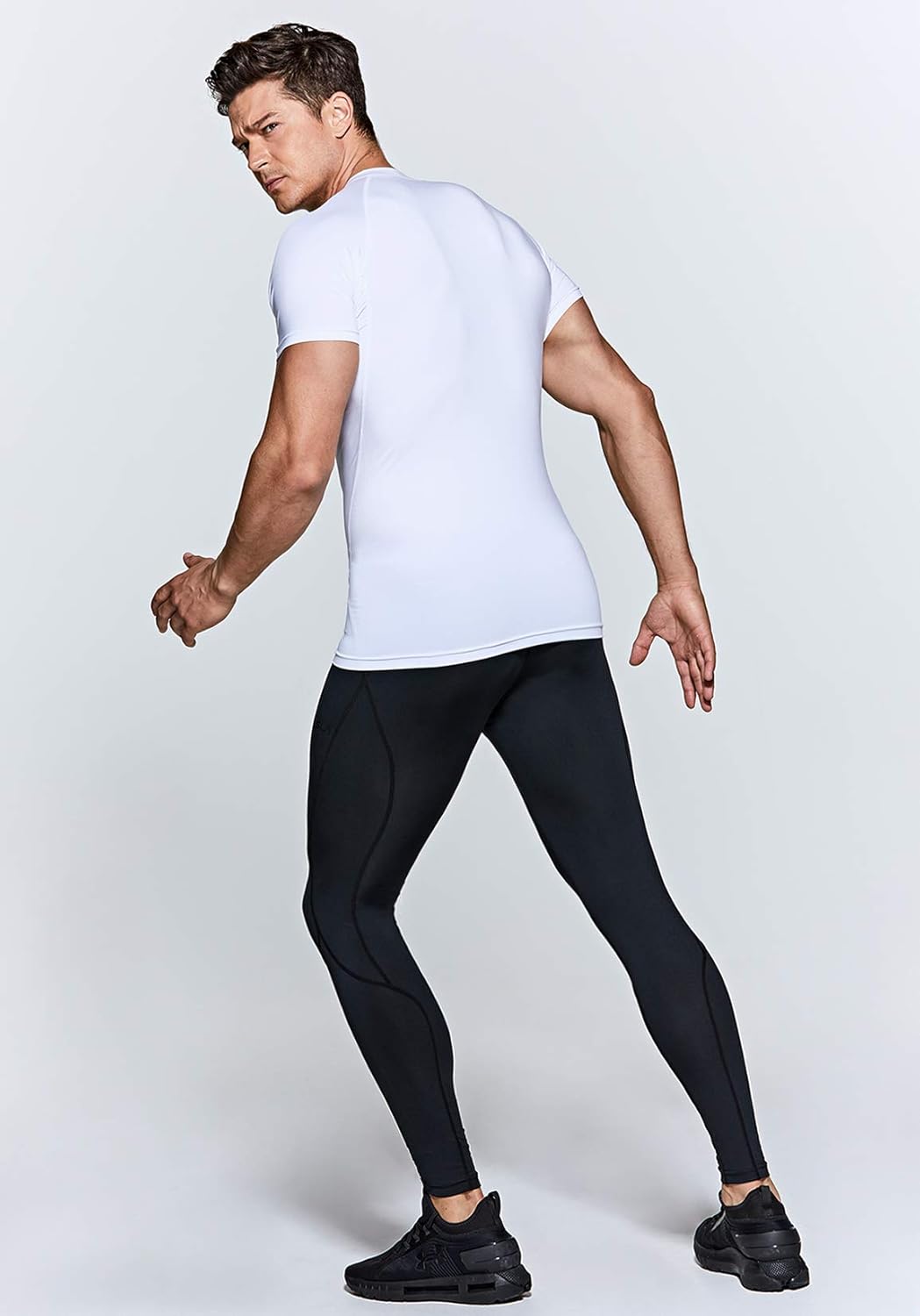 TSLA 1, 2 or 3 Pack Men's UPF 50+ Compression Pants, UV/SPF Running Tights, Workout Leggings, Cool Dry Yoga Gym Clothes : Clothing