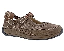 Drew Triumph Womens Hook and Loop Comfort Shoe, Tan
