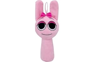 Super JAKES Sprunki Plush, Sprunki Game Plush Toys,Soft Stuffed Animal Pillow Figure Doll Christmas Birthday Gifts for Adult Kids (Pink)
