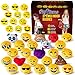 37 Emoji Keychain Set - Emoji Party Supplies Set for Kids and Adults - Emoji Party Favors Express Positive Emotions and Moods - Emoji Keychain Plush will Decorate your Backpacks