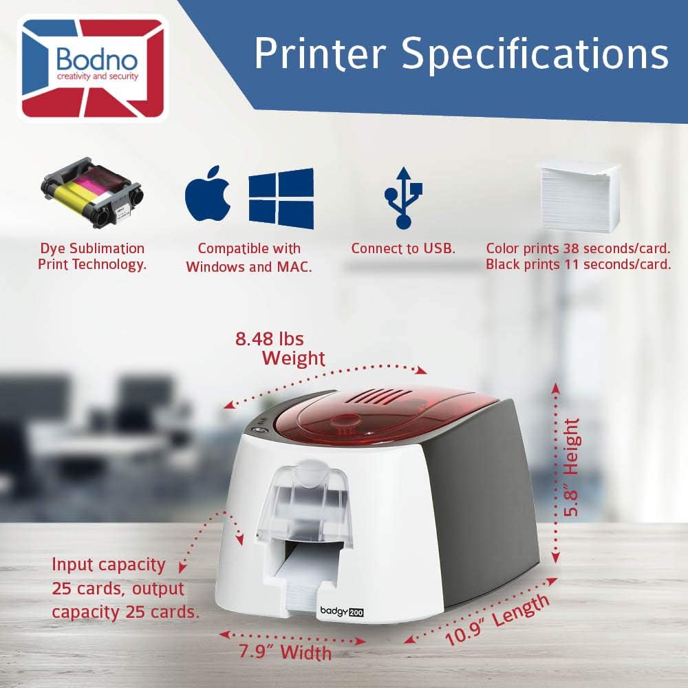 badgy 200 plastic card printer