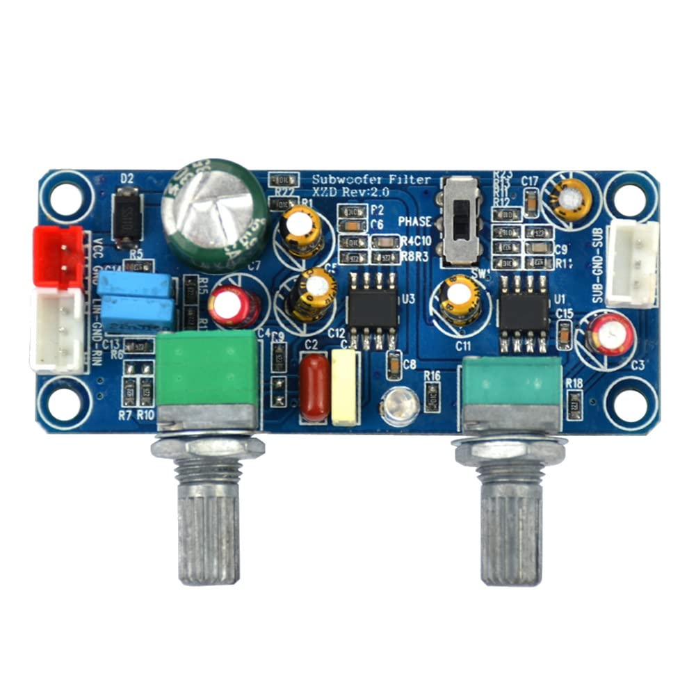 Mua Thinaokii Low Pass Filter, Bass Subwoofer Preamp Board, Single ...