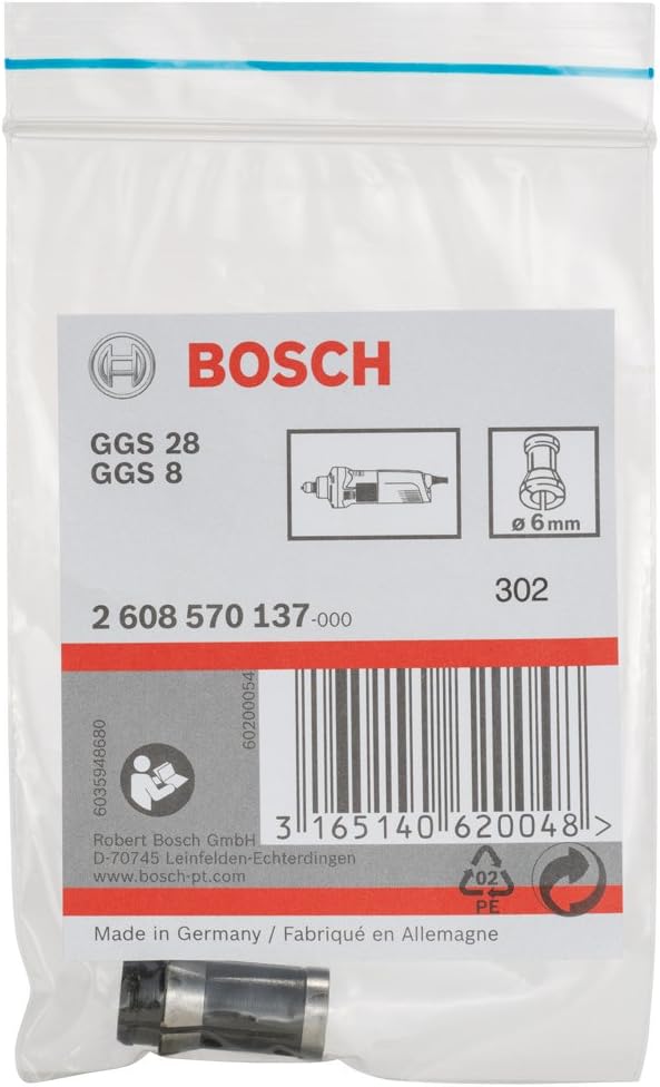 Bosch 2608570137 6 mm Collet without Locking Nut, Silver, 6mm - Image 3