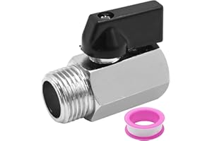 SYOWADA RV 1/2" Water Heater Drain Valve, Robust Hot Water Drain Plug, Heavy Duty Water Heater Drain Plug for RV Trailer Wate