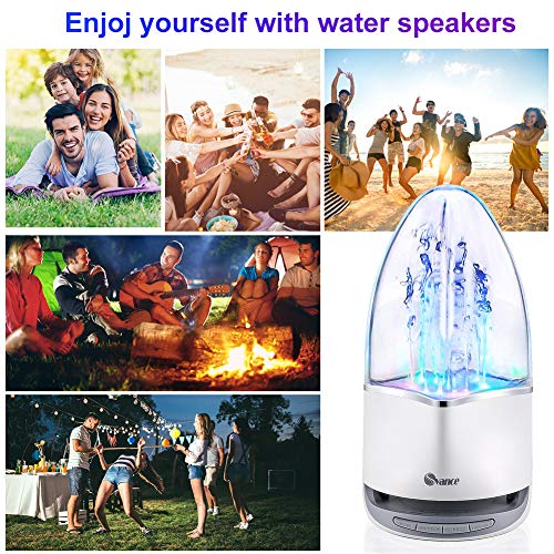 Portable Wireless Dancing Water Speaker - Best Gift Bluetooth Speakers Powerful Stereo Sound LED Light Show Music Fountain Musicbox with 3 Play Modes for iPhone, iPad, Laptops, Smartphone - Thumbnail 7