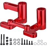 Hobbypark Aluminum Steering Bellcranks, Drag Link for 1/10 Traxxas Slash 2WD / Rustler VXL/Bandit, Replaces Part 3743 (Red)