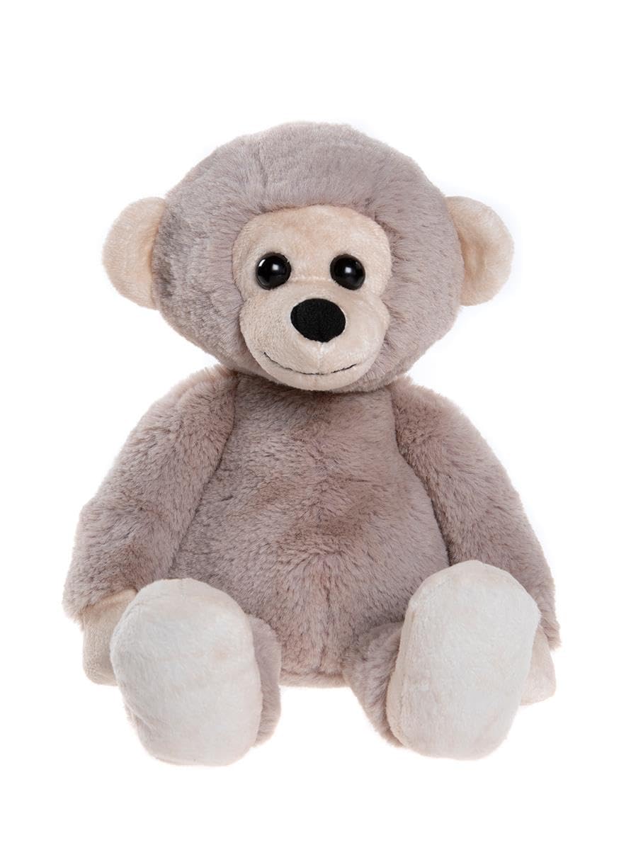 Charlie Bears Bear & Me Cheeky Monkey Teddy Bear Pebble Grey Soft Plush Animal Cute Toy Stuffed 12 Inches Tall