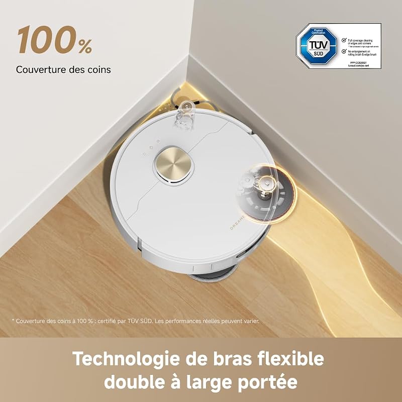 L50 Ultra AE Robot Aspirateur Laveur, Auto-Nett 100 °C, 28 000 Pa