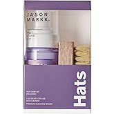 Jason Markk Hat Cleaner Care Kit, 2-Piece Set, Ready-To-Use Foam Hat Cleaner & Delicates Brush, Ideal for Cap and Headwear Cleaning, Safe for Cotton, Wool, Felt, Corduroy, Polyester, 4oz
