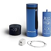 4ALLFAMILY Explorer Insulin Cooler Travel Case 3-in-1 &ndash; Insulin Travel Case TSA Approved with 72h Cooling &ndash; Blue USB Powered Medicine Cooler + Ice Pack for Temperature-Sensitive Meds