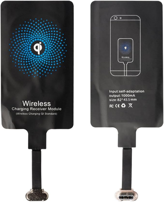 Type c приемник. Ресивер qi type c. qi ресивер wireless. ресивер беспроводной зарядки type c. приемник беспроводной зарядки micro usb wireless charging receiver оригинальный чип.