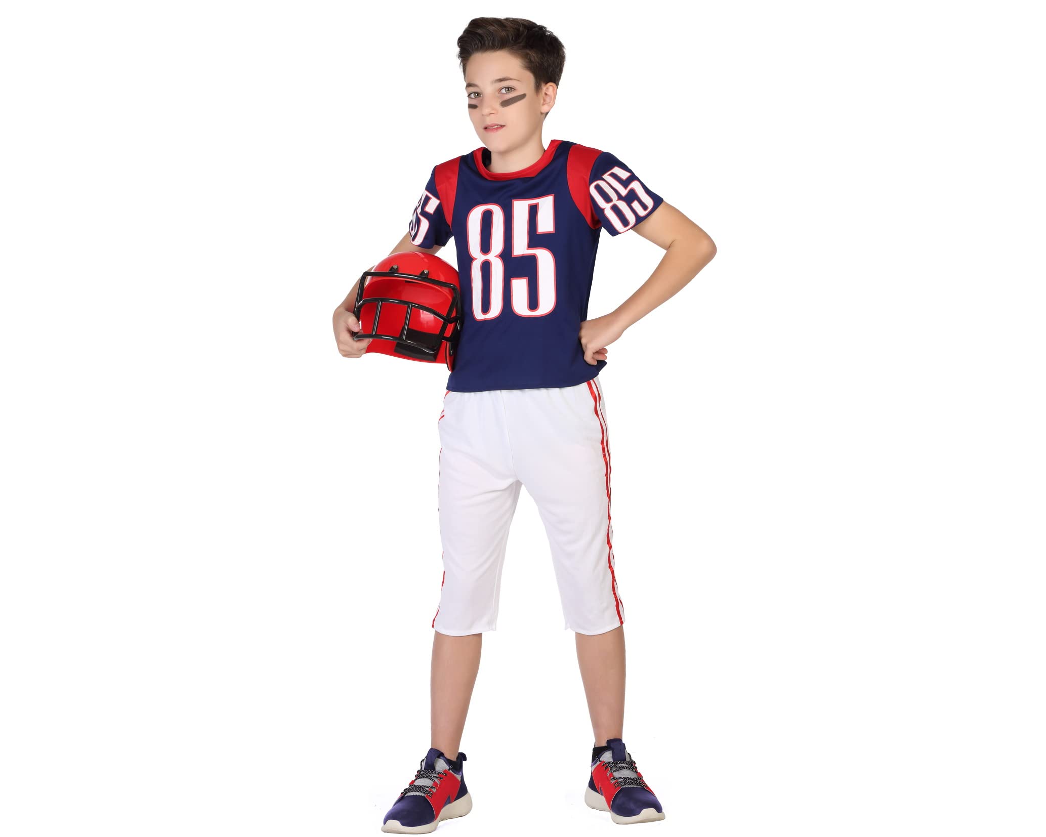 Atosa Costume Rugby Player/American Football 10-12 Years