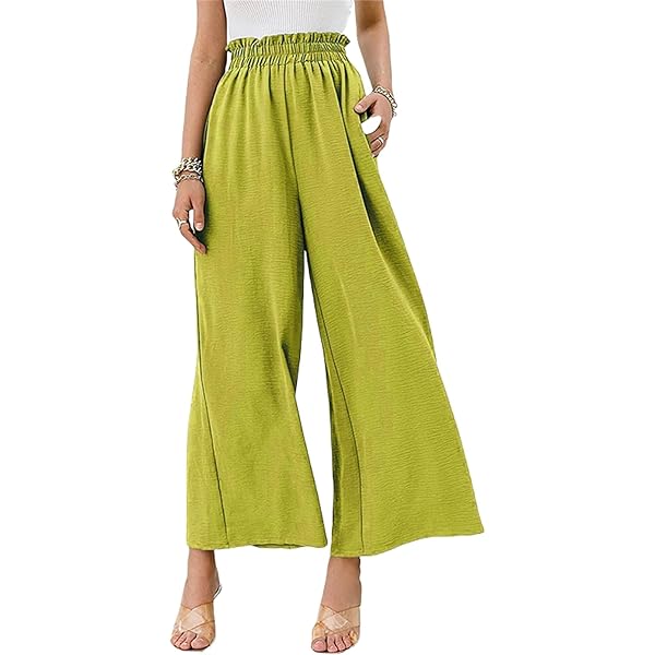 amachi. アマチ AY10-20 Layered Linen Pants Amazon.com: AVICHIC Women Linen Pants Wide Leg Palazzo Pants