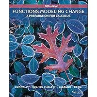 Functions Modeling Change: A Preparation for Calculus