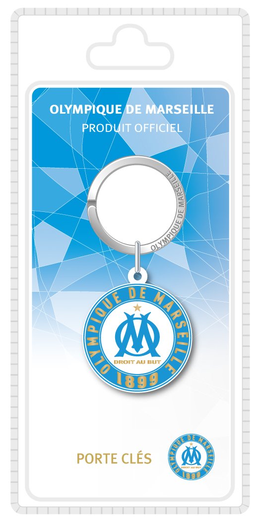La Plume Dorée Logo PVC Key Ring Blister Pack - 8.5 x 18 x 2.5 cm - Multi-Coloured