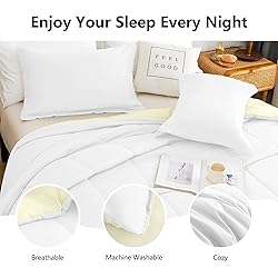 KeoWin Comforter Set Queen Size Bed 3 Piece