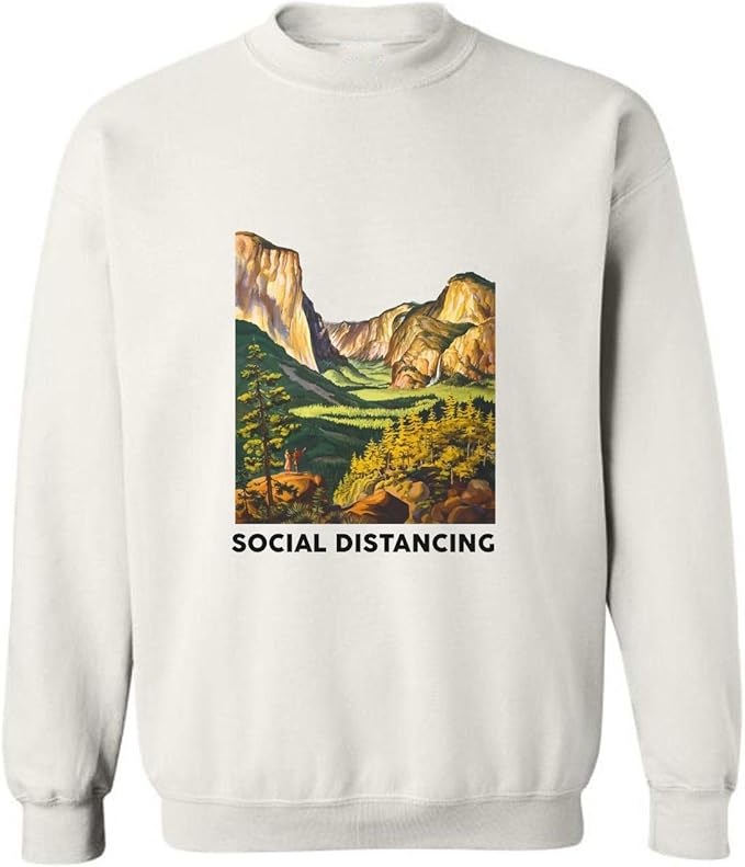 Amazon.com: DOMINTEE - Social distancing Sweaters Sweatshirt WS001_14: Clothing