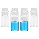 PATIKIL 10 Pcs 100ml Reagent Bottles, PET Wide