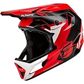 Fly Racing Rayce Full-Face Mountain Bike/BMX Helmet – ASTM F1952 DH Certified, CPSC 1203, CE EN1078, Poly-Alloy Shell, TFV Ventilation, Removable Liner