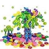 LONZOTH Brain Flakes 300 Piece Interlocking Plastic Disc Set | A Creative and Educational Alternative to Lego Building Blocks | Tested for Children's Safety | A Great Toy for Both Boys and Girls!